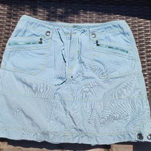 Y2K blue mini skirt Point Zero by Nicole Benisti